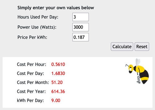 Problema Avanzar Interpersonal Confused About Energy :: Electricity Cost Calculator